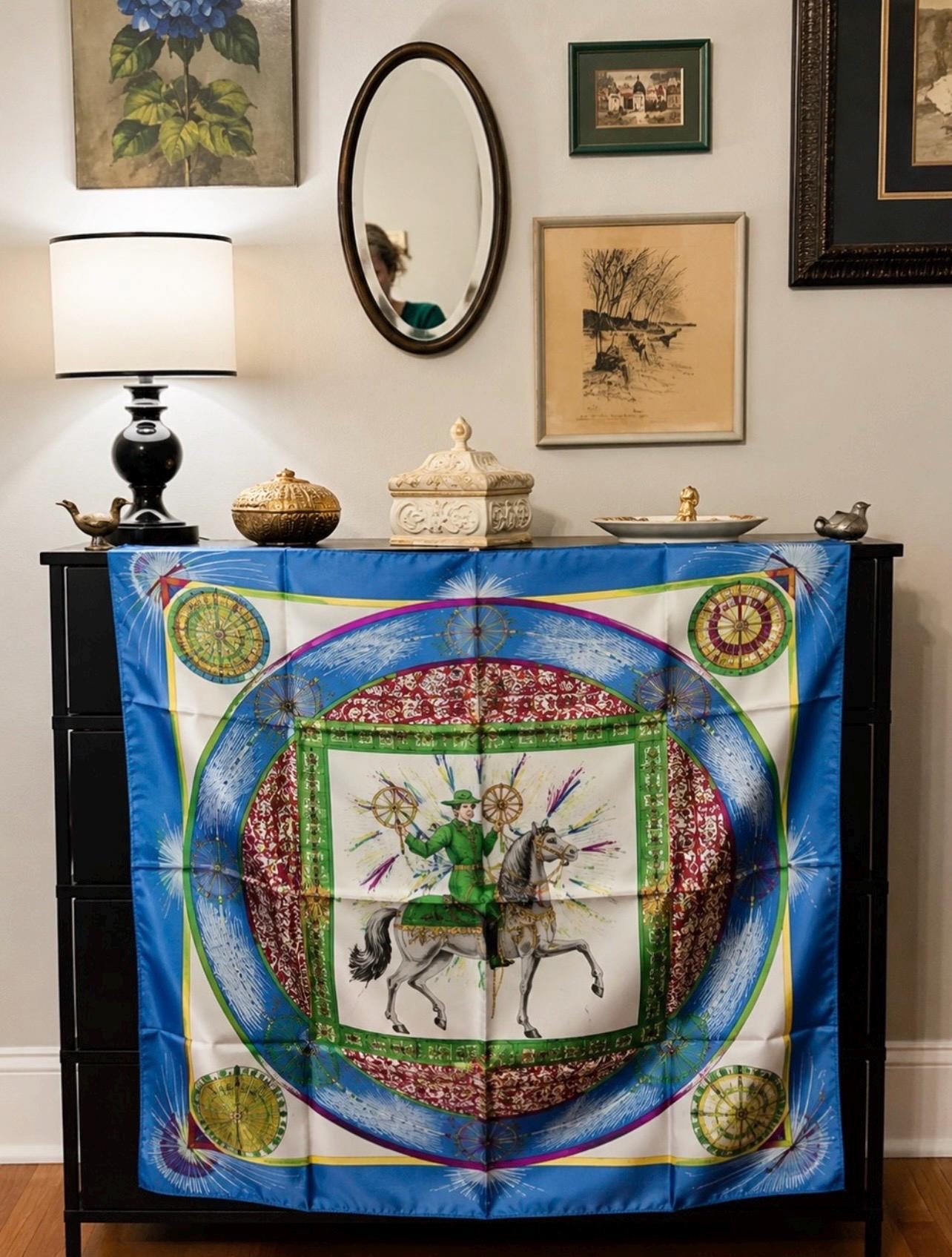 タイムセール　エルメス　スカーフ 1987 hermes scarf - Etsy 日本