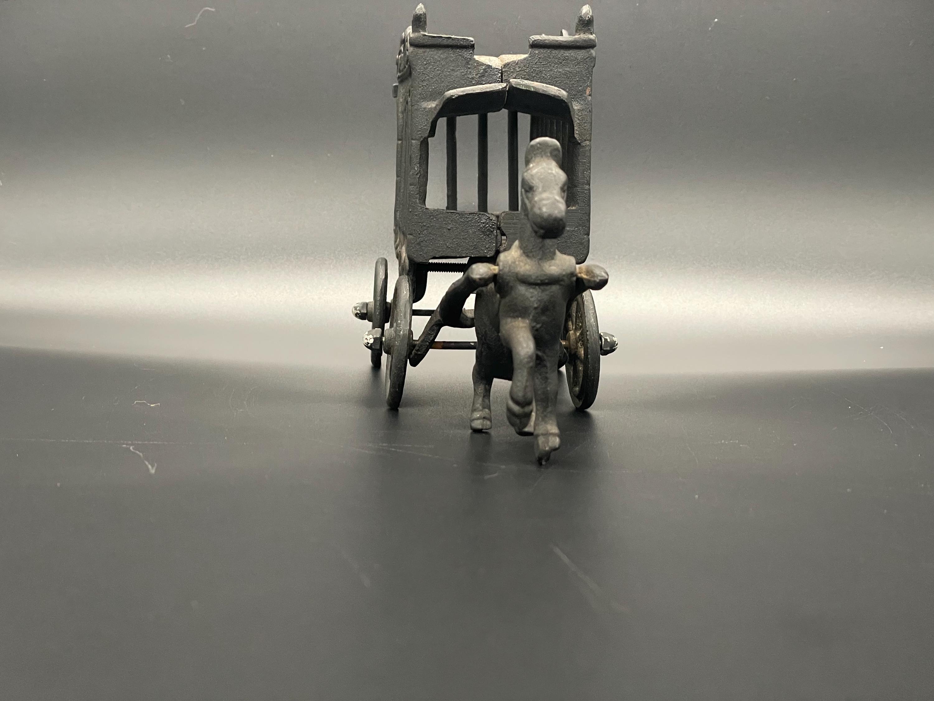 Vintage Iron Art Overland Circus Wagon and Horse - Etsy