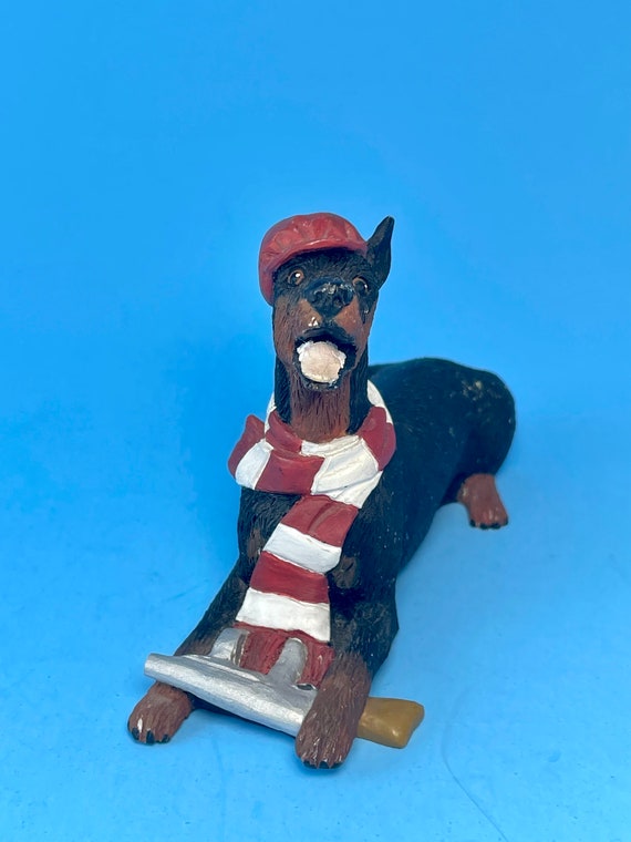 Vintage Novelino Douglas Lynn Collection Doberman Figurine Etsy