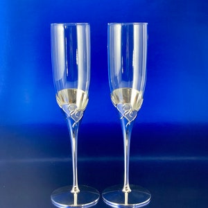 Lenox American by Design True Love Champagne Flute Set NIB