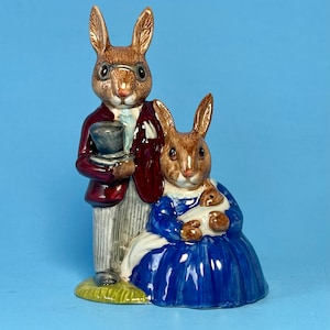 Royal Doulton Bunnykins Family Photograph DB1 1972