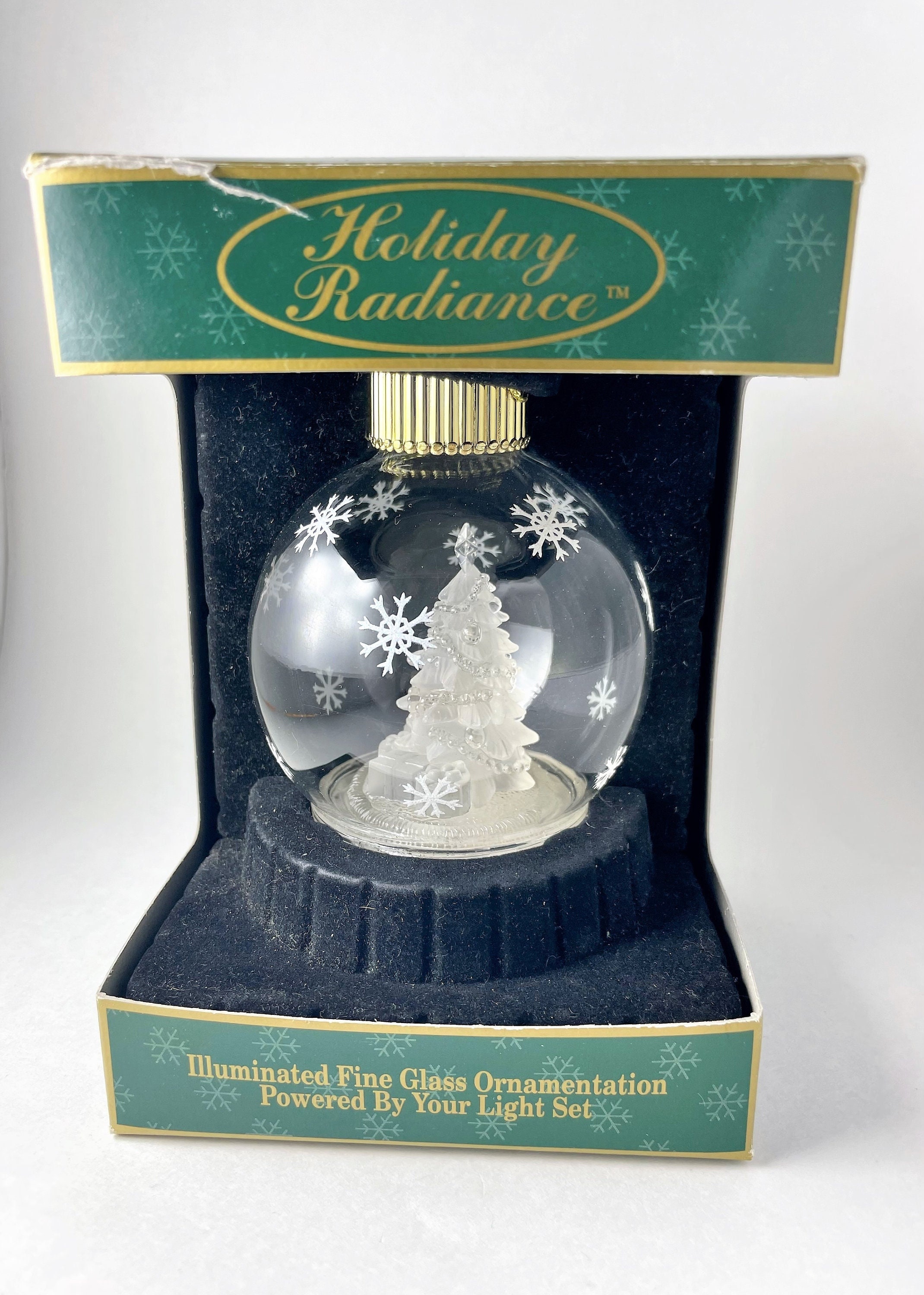Holiday Radiance Illuminated Christmas Tree Ornament Etsy UK