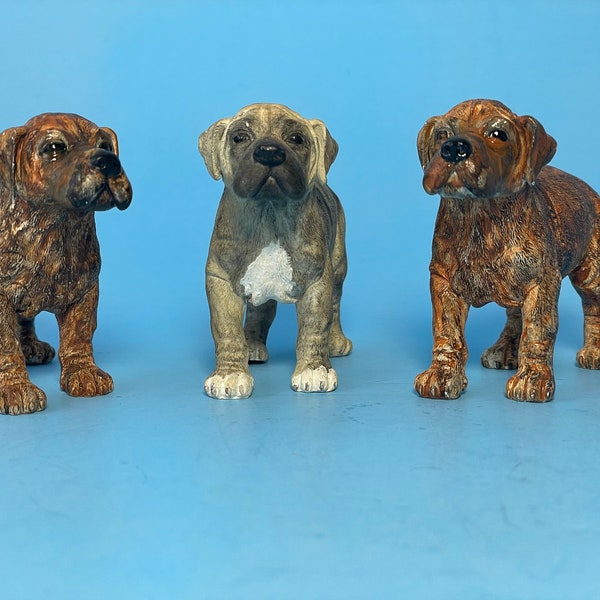 Resin Dog Figurines Etsy