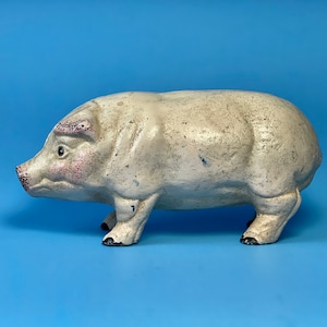 Vintage Cast Iron Piggy Bank