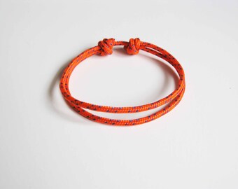 Simple Rope Bracelet - Orange