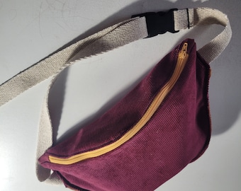 Fanny Pack / Festi Bag / Carries 2 Beer Cans / Phone Zipper Pocket / Keys Wallet / Pouch / Sling / Simple / Festi Belt