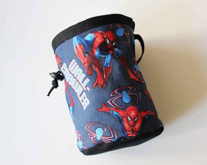 Superhero Wall Crawler Chalk Bag Rock Climbing Small Etsy