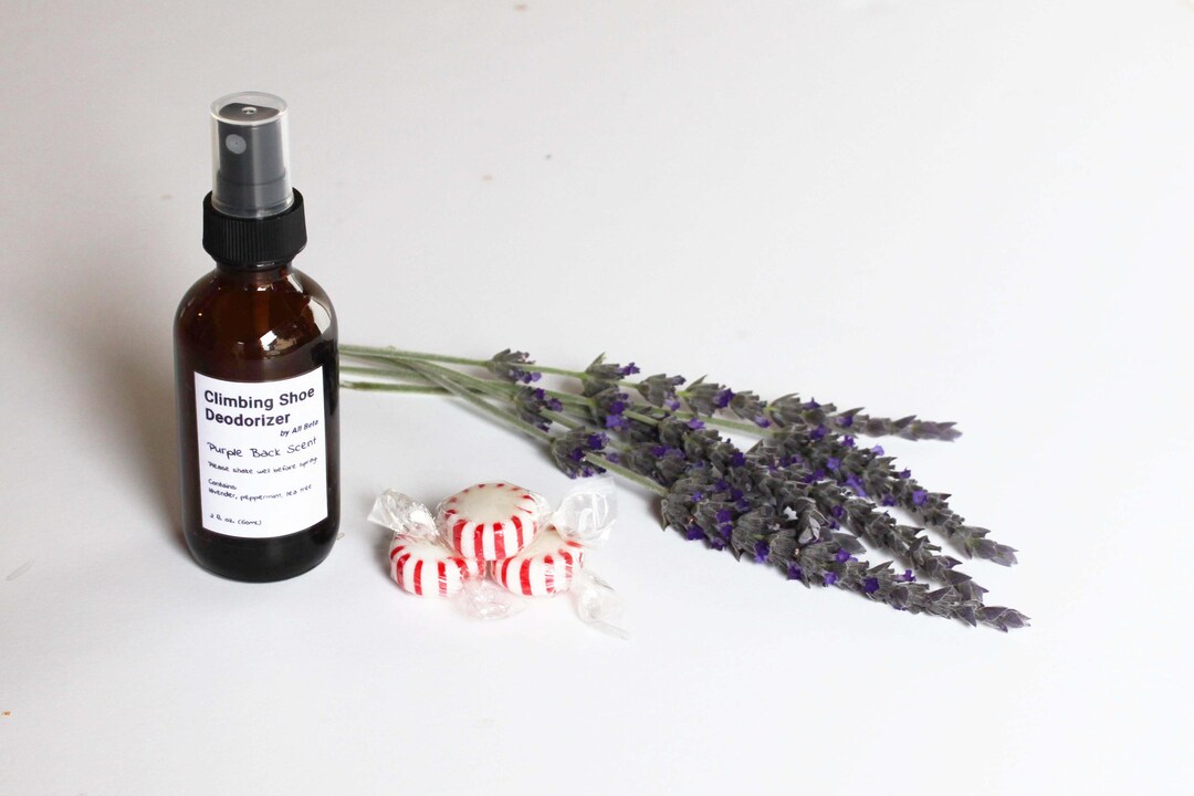 Purpleback Scent Climbing Shoe Deodorizer Spray Glass Bottle Etsy