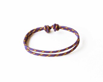 Simple Rope Bracelet - Purple