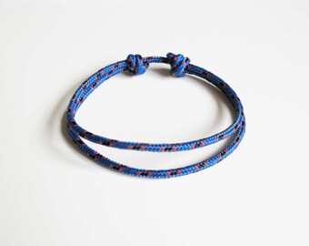 Simple Rope Bracelet - Blue