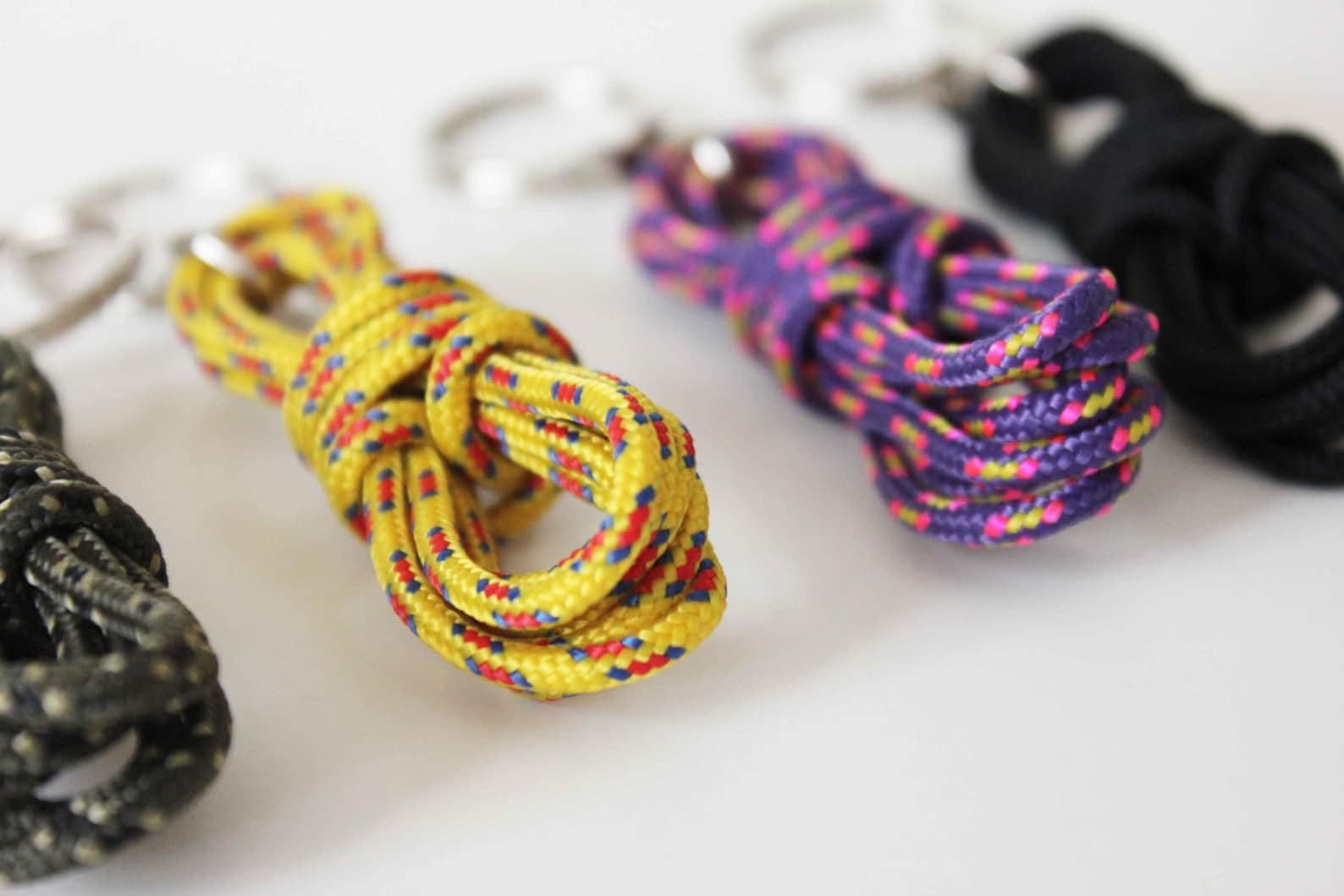 One Mini Climbing Rope Key Chain Etsy
