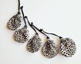 Leopard Print Fire Wick Bags - Fire Hoop - Fire Palm Torch - Fire Prop Bags