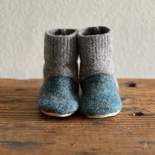 Baby Wool Slippers, Childrens Wool Slipper, Baby Wool Booties