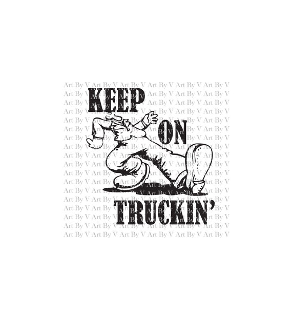 Download Svg Keep On Truckin Vintage 70 S Vintage Svg Etsy