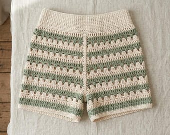 Shorts Häkelanleitung PDF, Sommer Shorts Häkelanleitung, Größen XS-XXL.