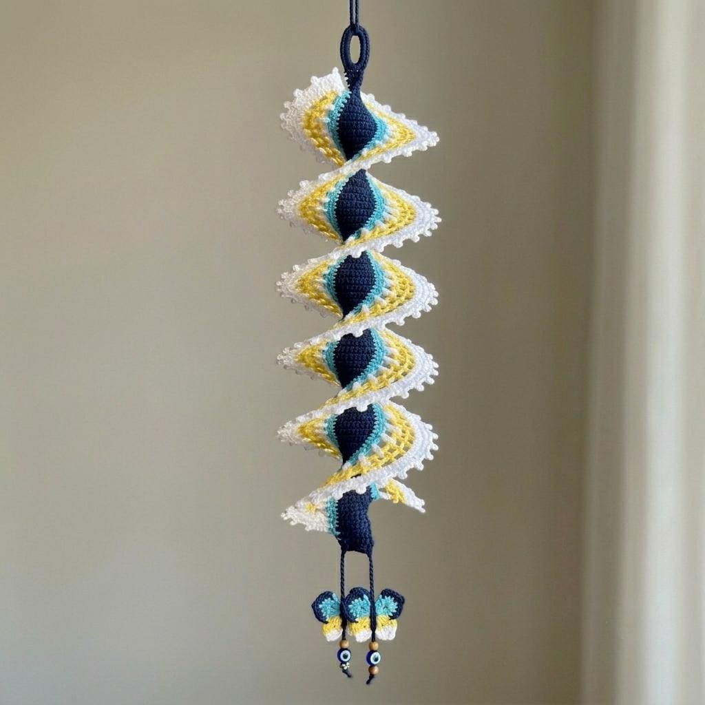 35 Spiral Crochet Patterns for Intricate, Giftable Makes 26 Crochet Wind Spinner