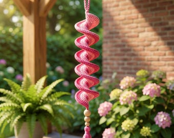 Wind Spinner Häkelanleitung, Häkelanleitung für Garten Spinner PDF, anfängerfreundliche digitale Häkelanleitung, digitaler Muster-Download