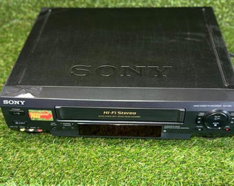Sony SLV-679HF VHS Hi-fi Stereo No Remote. Tested and Working Vintage 90s