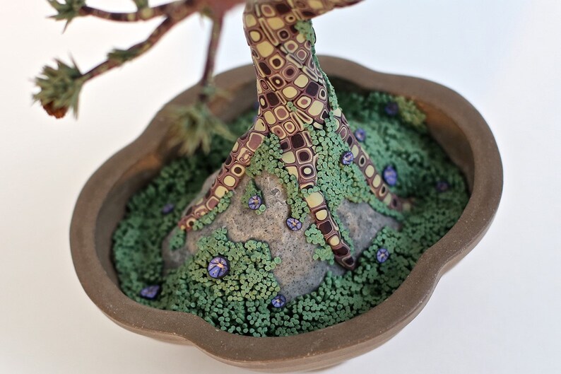Dryad Polymer Clay Miniature Tree Bonsai Etsy