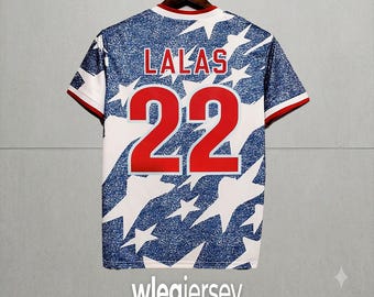 Lalas Legend Jersey USA 1994 Football Soccer Vintage