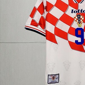 Suker Legend Jersey Croatia 1998 Football Soccer Vintage image 2
