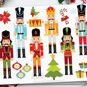 Clipart de quebra-nozes, clipart de Natal, clipart de inverno, balé de quebra-nozes, quebra-nozes svg - download digital | Sublimação | SVG, EPS, PNG