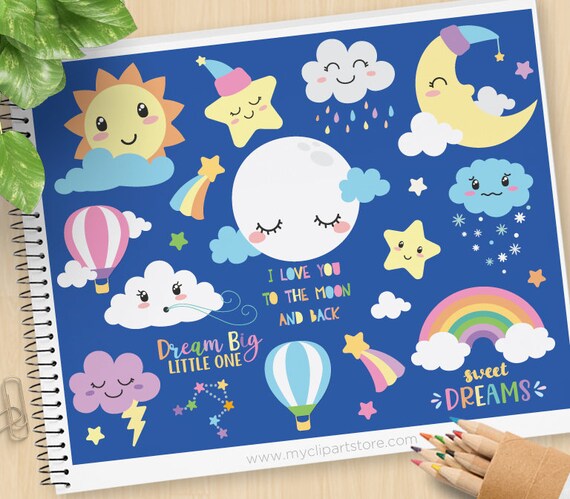 Sun Moon And Stars Clipart Clouds Weather Kawaii Cute Space Baby Nursery Goodnight Moon Clip Art Commercial Use Sublimation Htv By Myclipartstore Catch My Party Sun Moon And Stars Clipart Clouds Weather Kawaii Cute Space Baby Nursery Goodnight Moon Clip Art Commercial Use Sublimation Htv By Myclipartstore Catch My Party