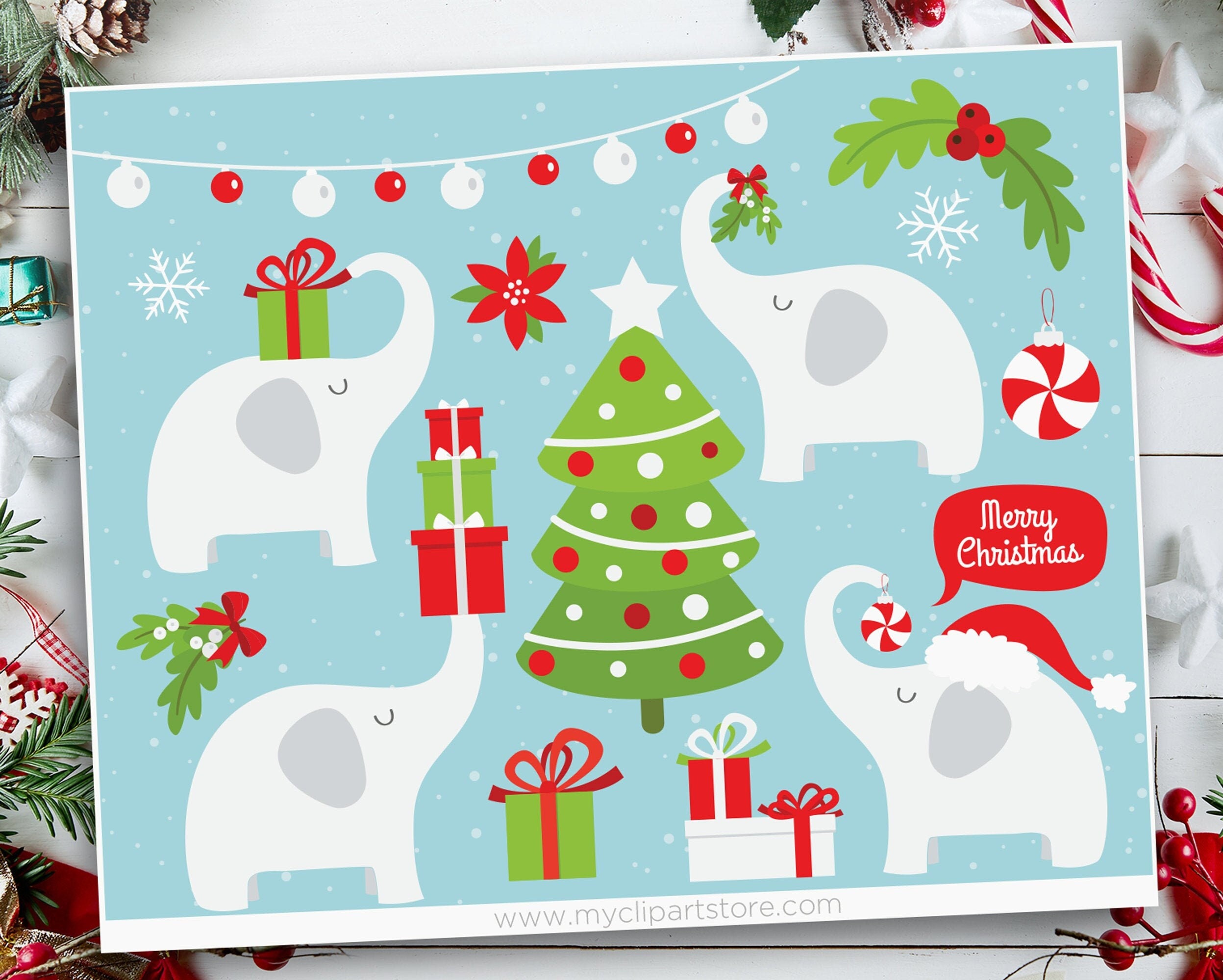 White Elephant Gift Clip Art