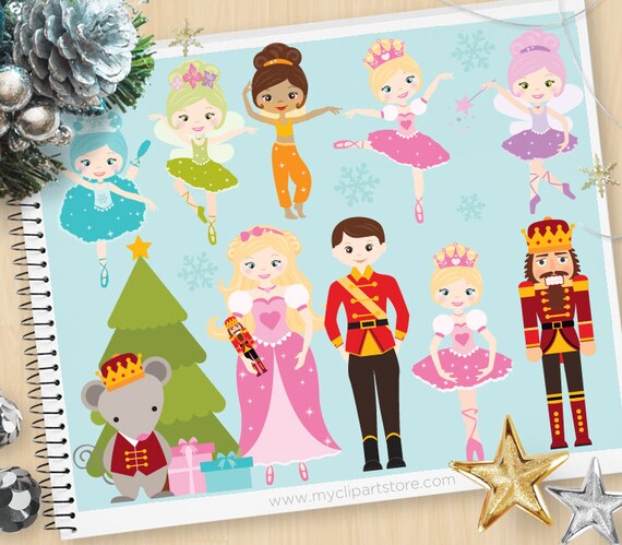 Download Nutcracker Suite Ballerina Fairy Princess Clipart Mouse King Ballet Clipart Personal And Clip Art Commercial Use Sublimation Htv Svg By Myclipartstore Catch My Party