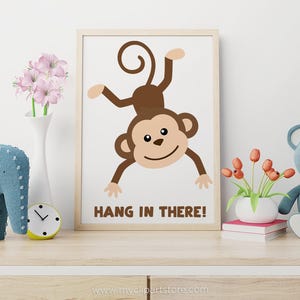 Monkey Clipart: Jungle Animals SVG, EPS, PNG (Digital Download) image 3