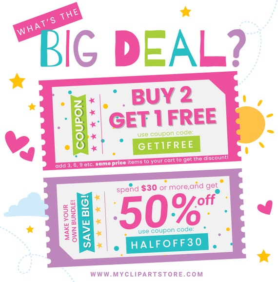 Buy 2 Get 1 Free  Coupon DO NOT PURCHASE! Just Copy Code and Enter at  Checkout  Discount - One Item Free Digital Scrapbook Supplies