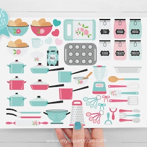 Bakery Clipart, Cupcakes svg, Cupcake svg, Kitchen Utensils, Apron svg, Baking, Bake Sale Digital Download Sublimation SVG, EPS, PNG image 2