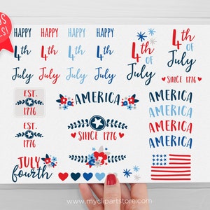 4th of July Flowers Clipart, Independence Day Clipart, 4th of July svg, boho flowers Digital Download Sublimation Design SVG, EPS, PNG image 4