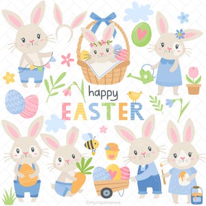 Peter der Hase Clipart, Beatrix Bunny, Potter Ostern Illustrationen, Vintage - Digital Download | Sublimationsdesign | SVG, EPS, PNG