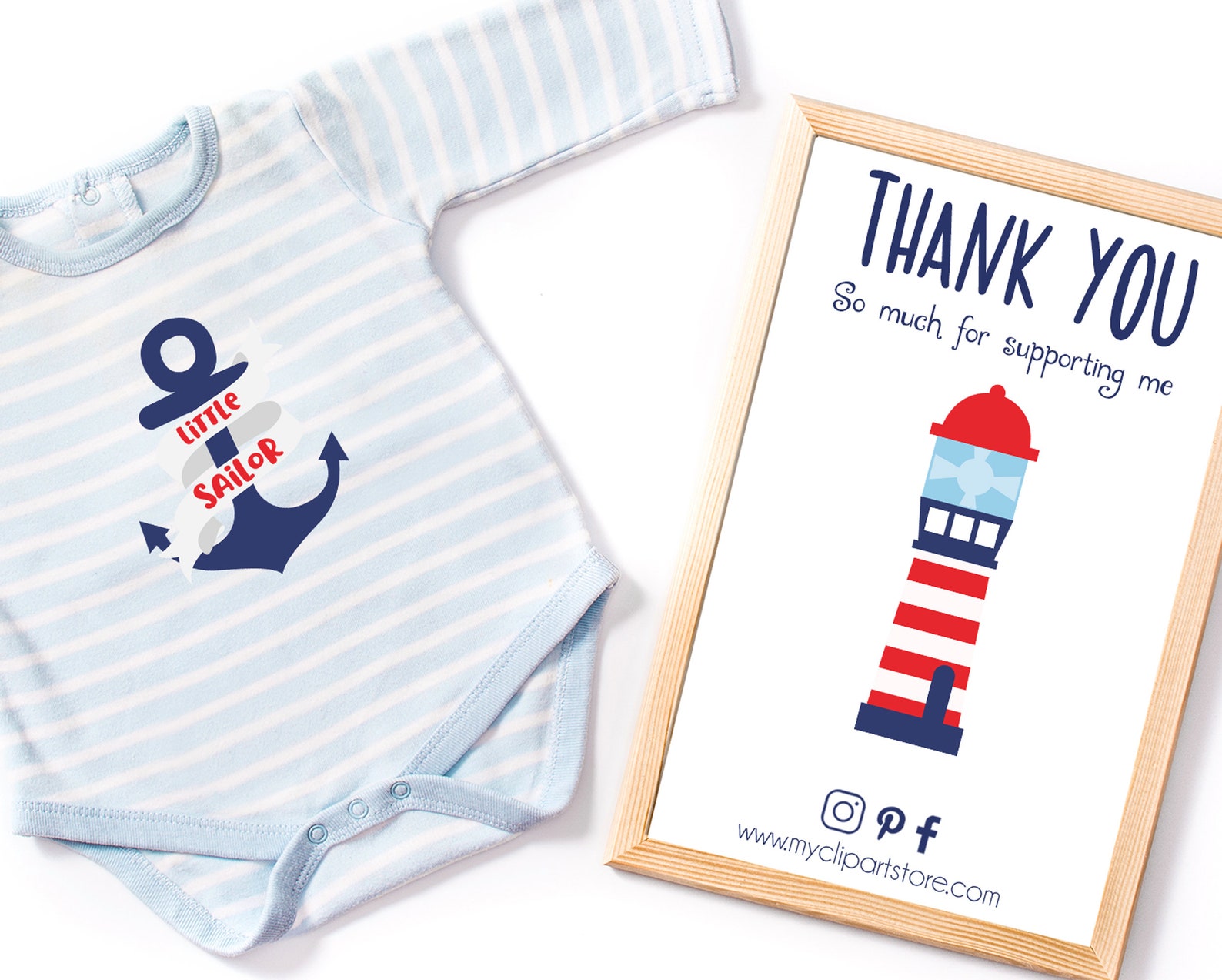 Nautical Baby Shower Clipart Sail Boat Svg Summer Clipart Etsy