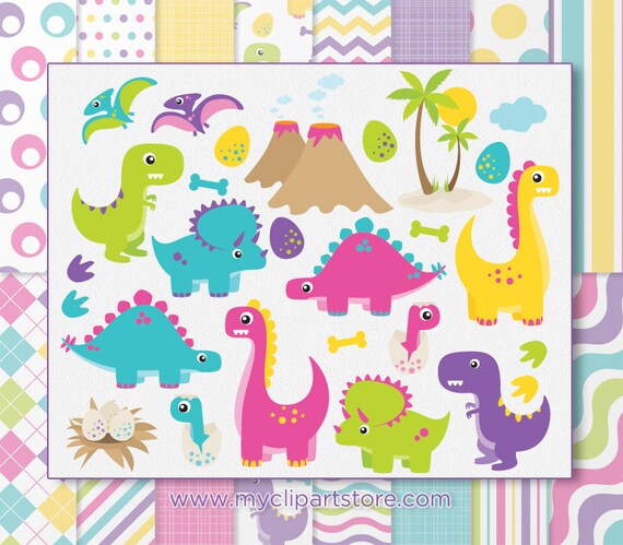 Download Dinosaurs Clip Art, Dinosaur Clipart, Dino Party, Dinosaur Graphic, Dinosaur Party Clipart ...