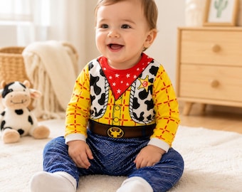 Macacão de bebê de tricô, body de bebê com desenho animado, macacão macio para recém-nascido, roupa de bebê para primavera e outono, macacão infantil de manga comprida.