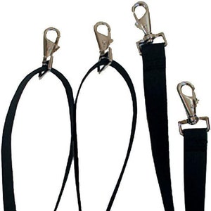 Horse Blanket Accessories - Pair of Adjustable Elastic Leg Straps Replacement