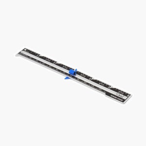Sewing Gauge with Sliding Marker Metal Measure 6 Inch Quilt Knit Crochet Crafts Sew