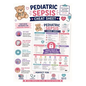 Spickzettel für Kinder | Anleitung zur SchockErkennung (NCLEX PDF)