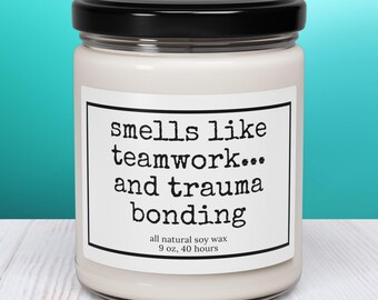 Employee Gift Bulk, Funny Co-Worker Gift Candle, Best Team Gift, Team Appreciation, Corporate Gift Soy Candle, Employee Thank You