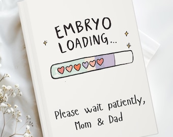 IVF Journal, Funny Infertility Gift, IVF Treatment Notebook, IVF Pregnancy Diary, ivf Tracker, Infertility Gift, ivf Planner, for mom & dad