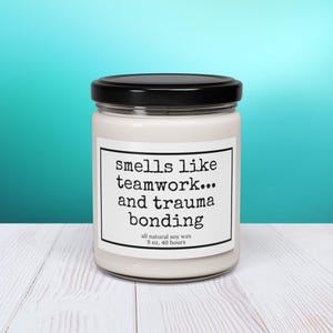 Employee Christmas Gift Bulk, Funny Co-Worker Gift Candle, Best Team Gift, Team Appreciation, Corporate Gift Soy Candle, Employee Thank You
