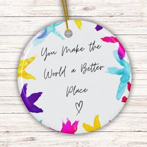 Nurse Appreciation Gift Ornament, Thank You Gift for Doula or Labor and Delivery Nurse, Friend Gift, Teacher Appreciation Gift, Bohemian