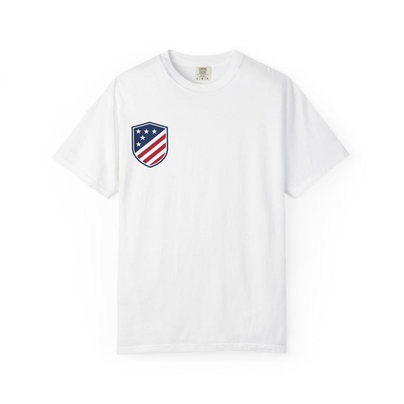 USA Soccer Shirt | USMNT Football Tee | Christian Pulisic Jersey Style T-shirt image 2