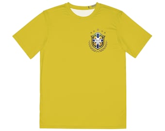 Brazil Soccer Crest Tee | Palm Trees, Football Badges