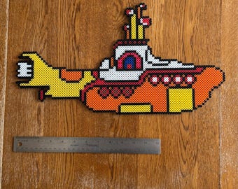 Beatles Yellow Submarine Pixel Art