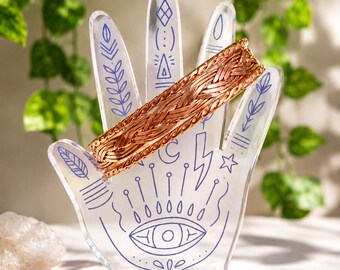 Pure Copper Bracelet | Adjustable Copper Cuff | Handmade Artisan Jewelry | Pulsera de Cobre Artesanal Ajustable . Hecha En México