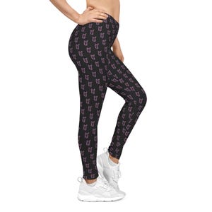 Butterfly Logo Leggings: Women&#39;s Activewear, Silky Polyester Spandex