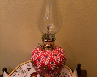 Pink Oil Lamp